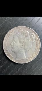 Koningin Wilhelmina 2 1/2 gulden 1898, Ophalen of Verzenden, Koningin Wilhelmina, 1 gulden, Zilver