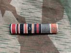 WO2/West-Duitse ribbon bar met diverse ribbons, Ophalen of Verzenden, Landmacht, Duitsland, Lintje, Medaille of Wings