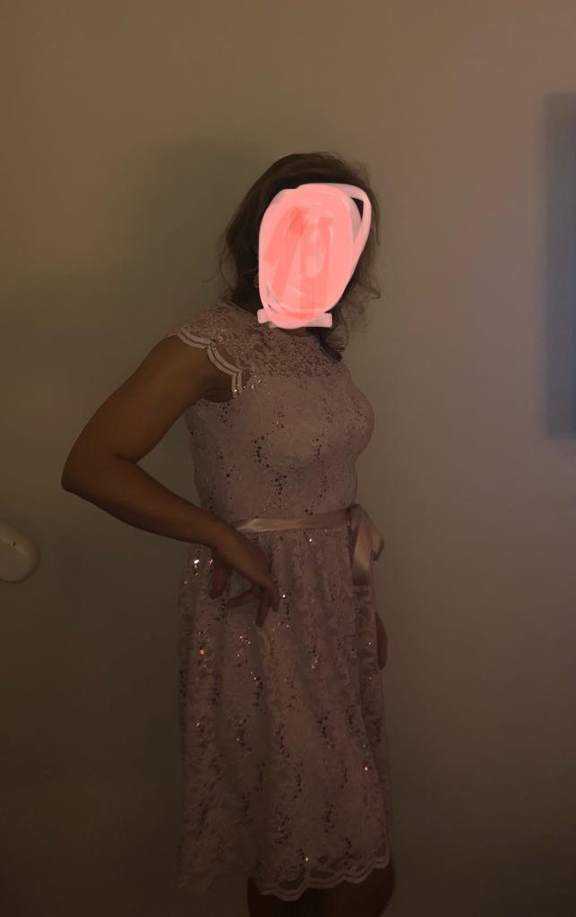 Prachtig cocktail jurkje oudroze maat 36. Nieuw!, Kleding | Dames, Jurken, Zo goed als nieuw, Maat 36 (S), Roze, Boven de knie