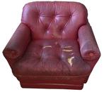 Vintage Cassina fauteuil, Huis en Inrichting, Fauteuils, Gebruikt, Ophalen of Verzenden, 50 tot 75 cm, Hout