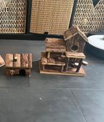 2 hamster huizen voor 5€ samen, Mannelijk, Hamster, Voor 1 juli 2024, Tam