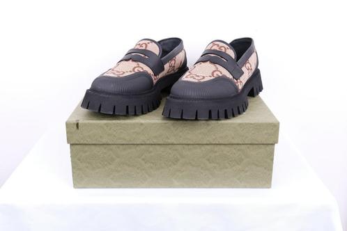 Gucci Novo Loafers – Jacquard – Maat 44, Kleding | Heren, Schoenen, Nieuw, Loafers, Bruin, Ophalen of Verzenden