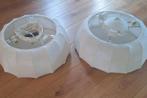 2 ikea varve plafondlamp wit met stof, Ophalen, 25 tot 50 cm, Wit, Rond