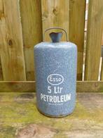 Emaille Petroleum Kan 5 ltr. Esso, Antiek en Kunst, Ophalen of Verzenden