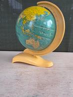 Vintage mini globe wereldbol blik MS West Duitsland Duits, Ophalen of Verzenden, Zo goed als nieuw