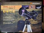 Celestron Travel Scope 70 telescoop incl. Tas en Statief, Lenzentelescoop (refractor), Ophalen of Verzenden, Minder dan 80 mm