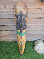 Hout masker schildpad indiaan, Ophalen