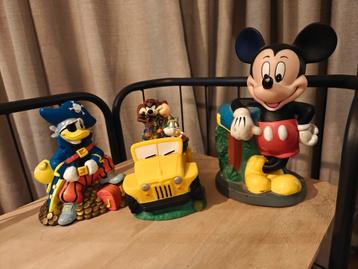 Disney spaarpotten Donald Duck mickey taz bunny bugs  beschikbaar voor biedingen