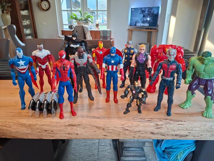 Marvel Actiefiguren Set, Kinderen en Baby's, Speelgoed | Actiefiguren, Gebruikt, Ophalen