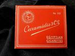 Caramidis 3 Co Egyptian Cigarettes kartonnen doosje, Ophalen of Verzenden, Gebruikt, Tabaksdoos of Verpakking
