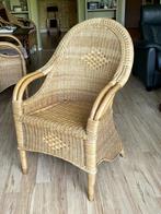 fauteuil rotan 2stuks, Ophalen, Gebruikt, Riet of Rotan