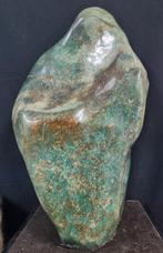 Erg groot Sculptuur van chrysopraas 81 kg, Ophalen of Verzenden, Mineraal