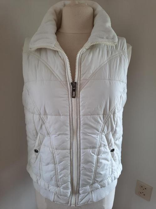 ESPRIT bodywarmer wit maat 40 - zgan -, Kleding | Dames, Bodywarmers, Zo goed als nieuw, Maat 38/40 (M), Wit, Verzenden