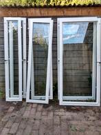 Hardhouten kozijnen enkel glas voorzetramen 6 stuks, Doe-het-zelf en Verbouw, Kozijnen en Schuifpuien, Gebruikt, Raamkozijn, Hout