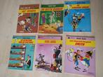 Lucky Luke 6 stripboeken, Boeken, Meerdere stripboeken, Ophalen of Verzenden, Gelezen