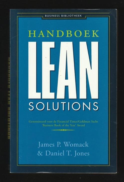 HANDBOEK LEAN SOLUTIONS - Womack en Jones, Boeken, Studieboeken en Cursussen, Nieuw, Ophalen of Verzenden