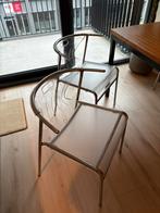 Vintage Ikea Elmer stoelen transparant, Ophalen, Gebruikt, Overige kleuren, Vier