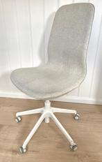 Ikea bureaustoel LANGFJALL beige / wit met hoge rugleuning, Beige, Gebruikt, Bureaustoel, Ophalen