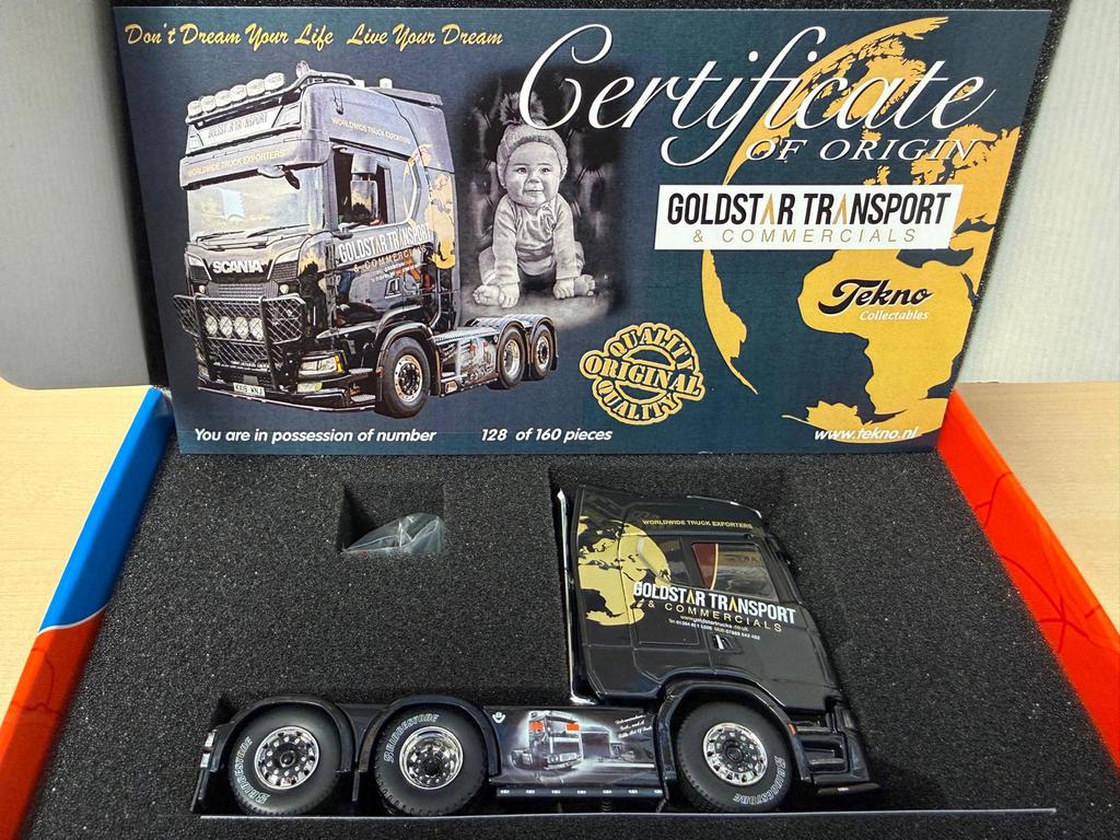 Tekno 1:50 Goldstar Scania NextGen, Verzenden, Nieuw, Bus of Vrachtwagen, Tekno