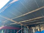 50 m2 stalen dakplaten., Dakplaat of Dakpanplaat, Ophalen of Verzenden, Zo goed als nieuw, 15 m² of meer