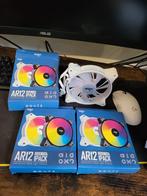 3x aigo argb fans nieuw rgb case pc game cooler fan, Ophalen of Verzenden