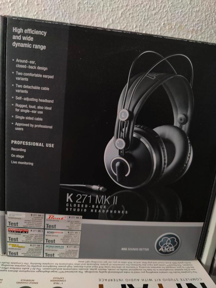 AKG K 271 MK II Studio Hoofdtelefoon, Audio, Tv en Foto, Koptelefoons, Gebruikt, Over oor (circumaural), Overige merken, Ophalen