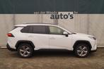 Toyota RAV4 2.0 VVT-iE Automaat Style -LEER-NAVI-CAM-TREKHAA, Gebruikt, Euro 6, 4 cilinders, Wit