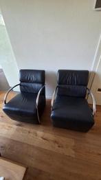 Twee comfortabele fauteuils merk Carina, Ophalen, Zo goed als nieuw, 50 tot 75 cm, Leer