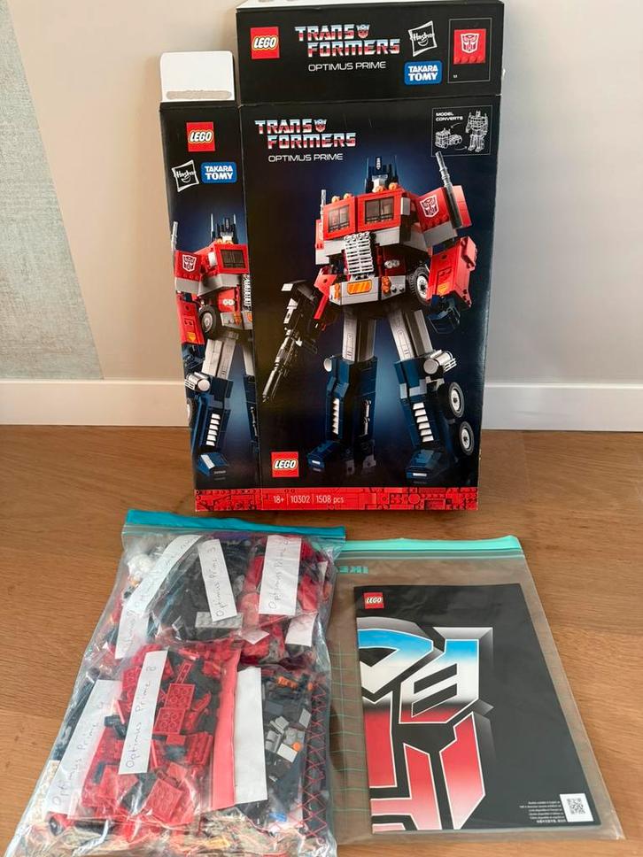 LEGO Optimus Prime 10302, Kinderen en Baby's, Speelgoed | Duplo en Lego, Zo goed als nieuw, Lego, Complete set, Ophalen of Verzenden