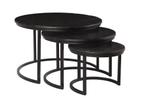 Livingfurn salontafel set (nr.305), Ophalen, 50 tot 100 cm, Rond, Nieuw