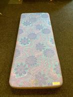 vintage matras retro  flowers  jaren 60/70 blue purple, Huis en Inrichting, Ophalen, Eenpersoons, 190 cm of minder, Zo goed als nieuw