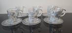 6x Senseo Thee glazen en schotels Studio Tord Boontjes DE, Ophalen of Verzenden, Overige stijlen, Kop(pen) en/of Schotel(s), Glas