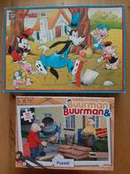 2 puzzels (Disney en Buurman & Buurman), Ophalen, Meer dan 50 stukjes, Gebruikt