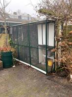 Voliere in 3 delen aluminium, Ophalen, Gebruikt, Aluminium, Volière