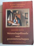 "Wetenschapsfilosofie voor geesteswetenschappen", Gelezen, Ophalen of Verzenden, Michiel Leezenberg/Gerard de Vries, Geesteswetenschap