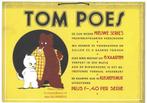 gezocht affiche poster reclame display Tom Poes puzzel kaart, Ophalen of Verzenden, Gebruikt, A1 t/m A3, Rechthoekig Liggend