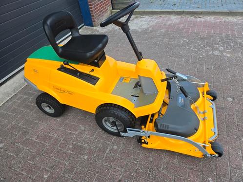 Zitmaaier stiga mulch frontmaaier, Tuin en Terras, Grasmaaiers, Zo goed als nieuw, 50 cm of meer, Ophalen