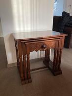 Bijzet tafeltjes Eiken 55x35cm, Antiek en Kunst, Antiek | Meubels | Tafels, Ophalen