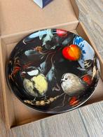 Heinen Delfts Blauw Wandbord Koolmees - Nieuw, Ophalen of Verzenden