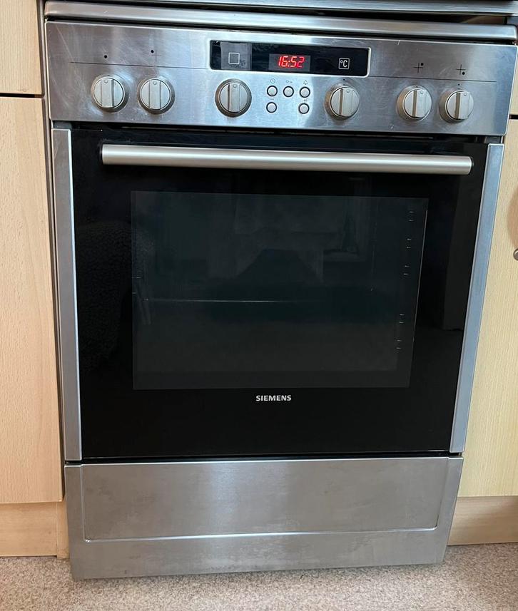 Siemens gasfornuis, Witgoed en Apparatuur, Fornuizen, Gebruikt, Vrijstaand, Gas, 4 kookzones, 85 tot 90 cm, 60 cm of meer, Grill