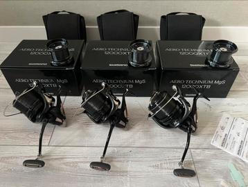 3 x Shimano Aero Technium MGS 12000 XTB incl spoelen NWST!! beschikbaar voor biedingen