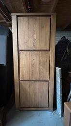 Massief houten kast en tv meubel., Ophalen, Eikenhout, Zo goed als nieuw, Minder dan 100 cm