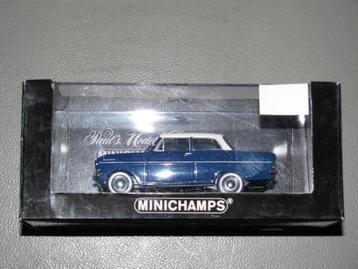   Minichamps Opel Kadett A Royalblau 1962-1965 no 430043005 beschikbaar voor biedingen