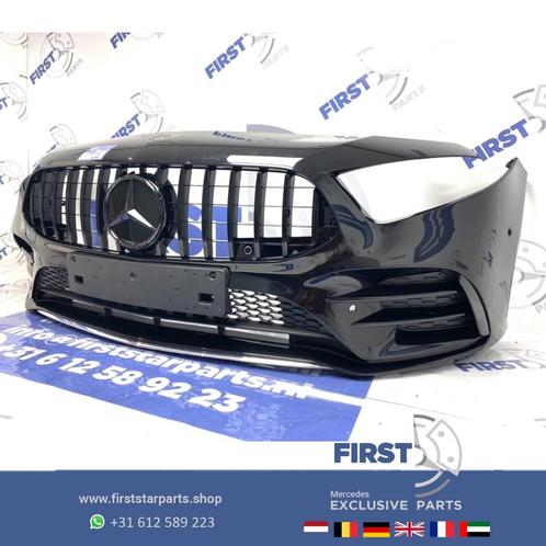 W177 Mercedes A KLASSE A35 AMG VOORBUMPER ZWART 2021 origine, Auto-onderdelen, Carrosserie en Plaatwerk, Bumper, Mercedes-Benz