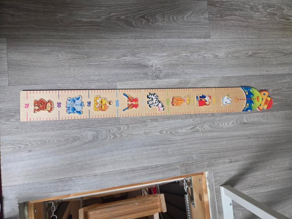 Houten groeimeter voor kinderkamer, Ophalen of Verzenden, Zo goed als nieuw, Wanddecoratie