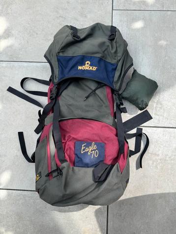 Nomad eagles 70 liter incl regenzak beschikbaar voor biedingen