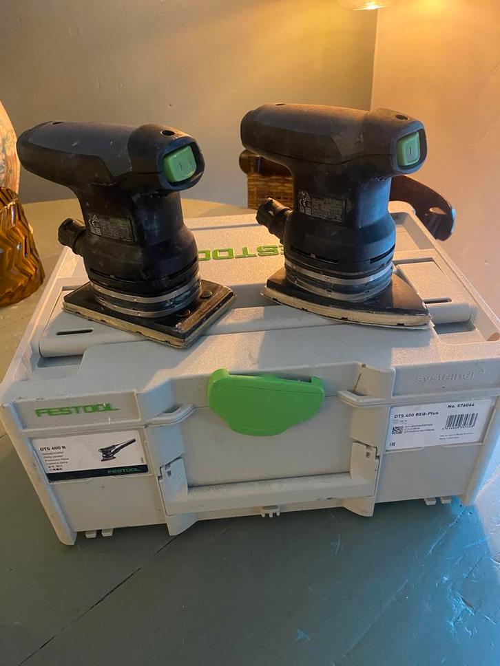 2 Festool schuurmachines (delta+vlak) Ook los te koop, Doe-het-zelf en Verbouw, Gereedschap | Schuurmachines, Gebruikt, Overige typen