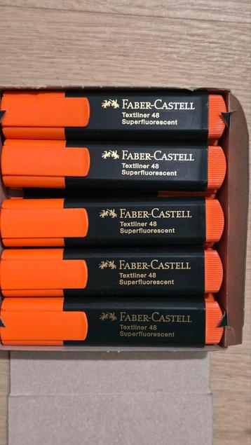 Faber Castell oranje marker new 10x beschikbaar voor biedingen