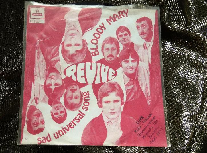 Revive - Bloody Mary. Single.1969 oldie- Zeldzaam-Jukebox-, Cd's en Dvd's, Vinyl Singles, Gebruikt, Pop, Ophalen