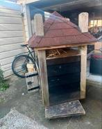Konijn kippen hok nacht hok 97x98x170 cm, 110 cm of meer, Ophalen of Verzenden, Zo goed als nieuw, 90 cm of meer